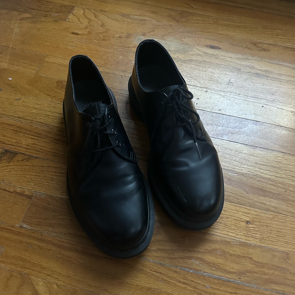 Dr martens mono smooth oxford lace up shoes